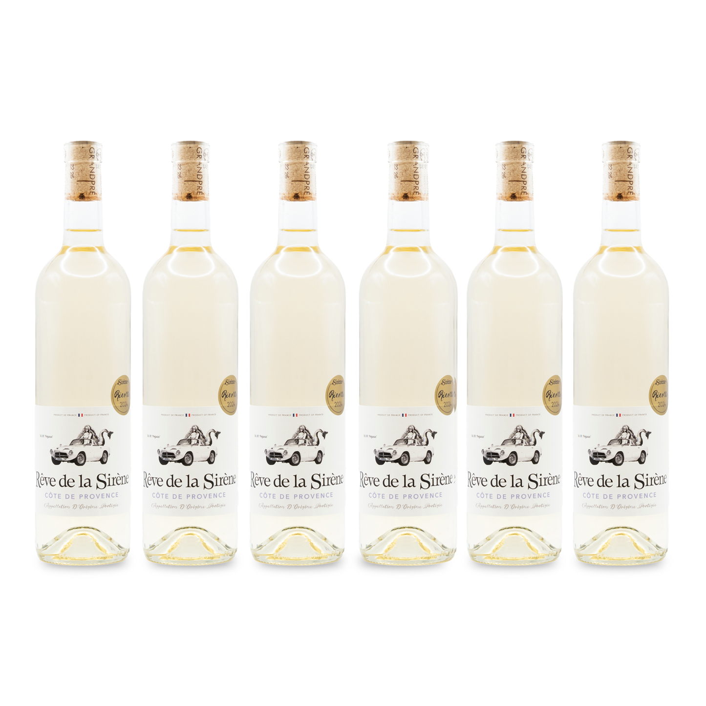 Rêve de la Sirène Ed.01 'Pegasus' Côtes de Provence Blanc 2024 Case of 6