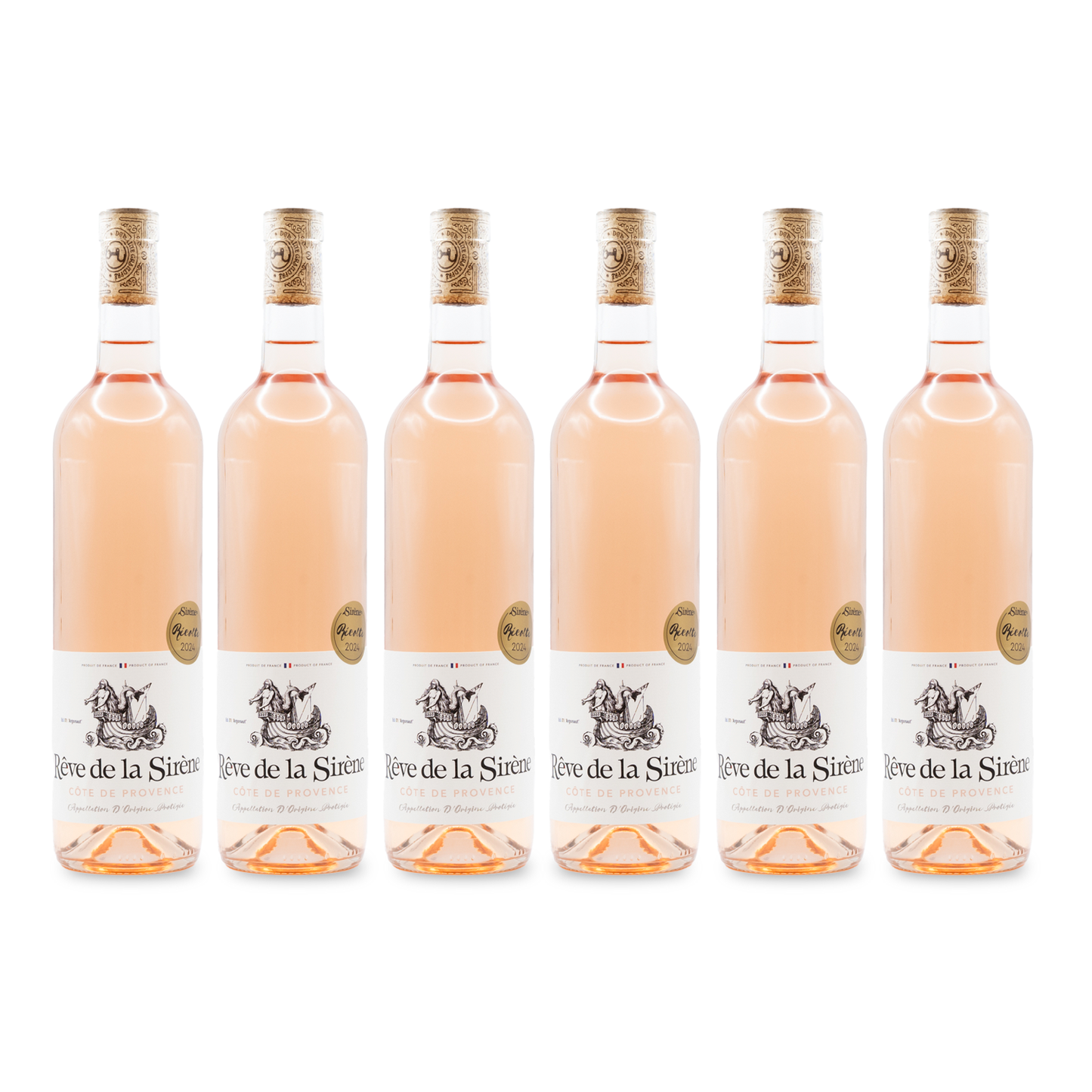Rêve de la Sirène Ed.01 'Argonaut'  Côtes de Provence Rosé 2024 Case of 6